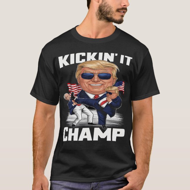 Trump-stödjare T Shirt (Framsida)