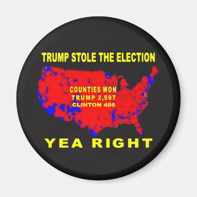 TRUMP STOLE THE VALECTION MAGNET (Framsidan)