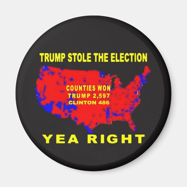 TRUMP STOLE THE VALECTION MAGNET (Framsidan)