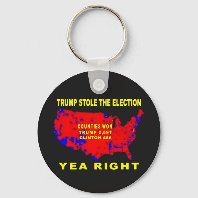 TRUMP STOLE THE VALECTION NYCKELRING (Framsida)