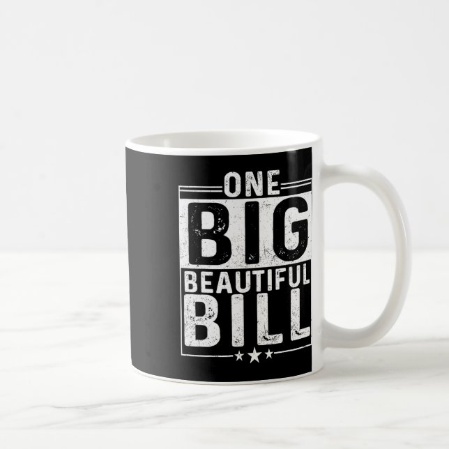 Trump Stor räkning En stor vacker räkning Rolig po Kaffemugg (Höger)