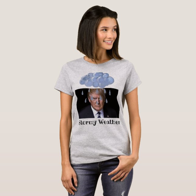 Trump Stormy Weather T-Shirt (Hel framsida)