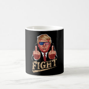 Trump Strid USA Val Retro Vintage Kaffemugg
