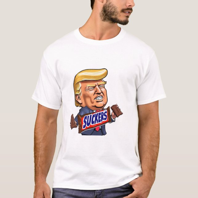 Trump Sucker Candy Pub T Shirt (Framsida)