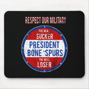 Trump Sucker Loser Vi respekterar vår militära kra Musmatta