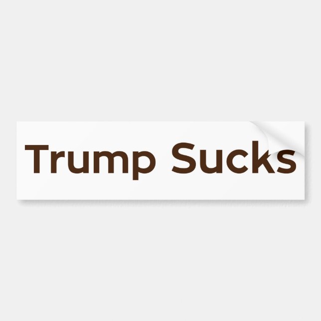 Trump Sucks Bildekal (Framsidan)