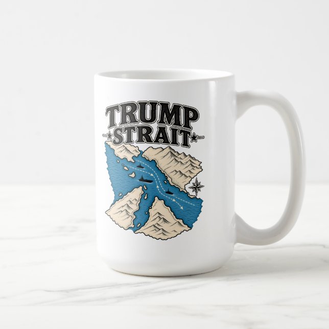 Trump sundet av Trump Kaffemugg (Höger)
