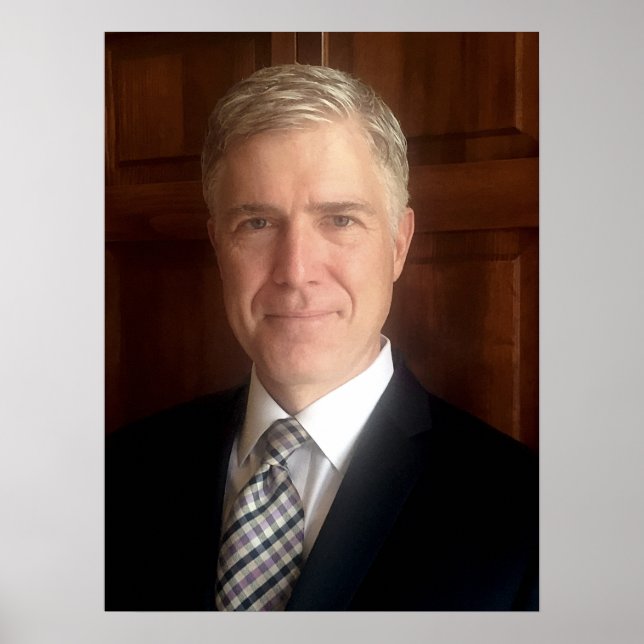 Trump Supreme Court Nominee Neil Gorsådant Poster (Framsidan)