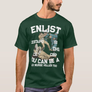 TRUMP SYKEPLEIE DREPER JACK BOOTAD THUG MORDARE T SHIRT