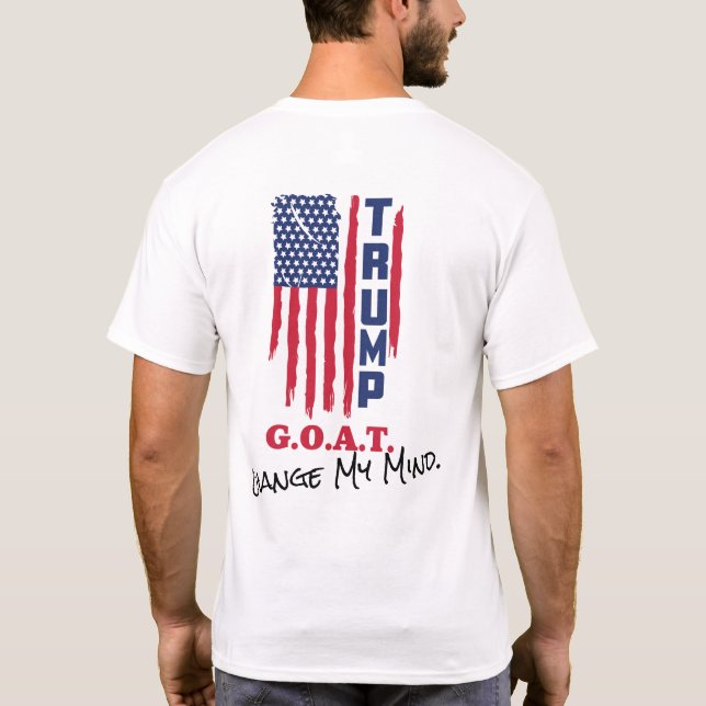 Trump t-shirt ’G.O.A.T.’ (Baksida)
