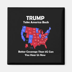Trump Ta Amerika Byck Usa Karta - bättre täckning Magnet