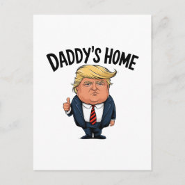 Trump Ta Amerika tillbaka Pappor hem Helg Vykort