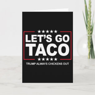 Trump Taco Handel Roligt Trump Chickar Alltid Ut Kort