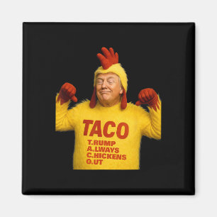 Trump Taco Trump Backar Alltid Ur Magnet