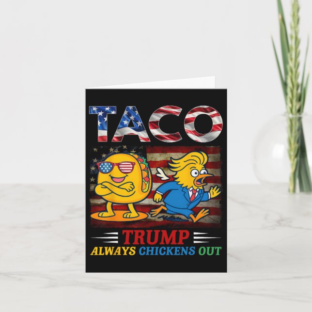 Trump Taco Trump Chickens Ut 6 Kort (Framsida)