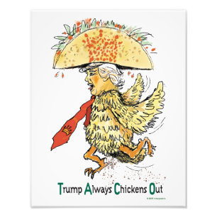 Trump TACO TRUMP Chickut Fototryck