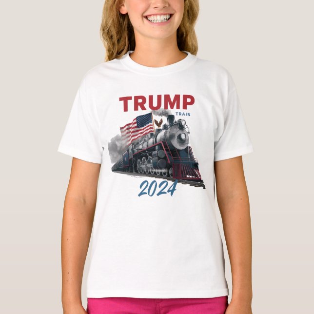 Trump Tåg 2024 T Shirt (Framsida)