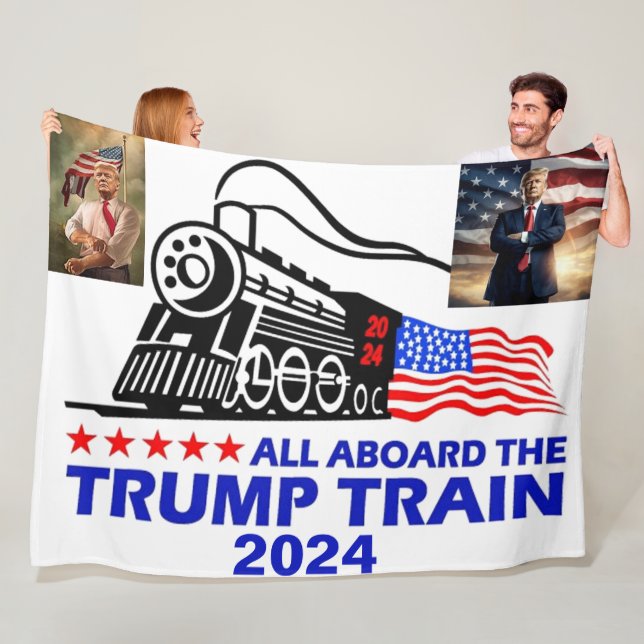 TRUMP TÅG 2 FLEECEFILT (På plats)