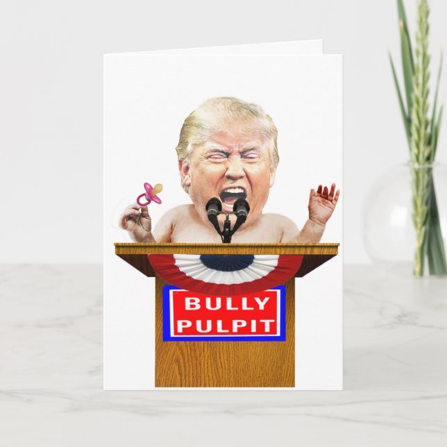 Trump Tantrum Birthday Card Kort (Framsida)