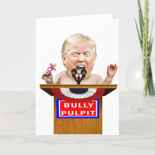 Trump Tantrum Birthday Card Kort