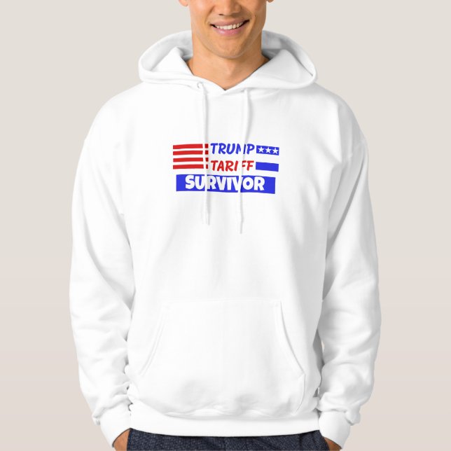 TRUMP TARIFF-ÖVERLEVOR HOODIE (Framsida)