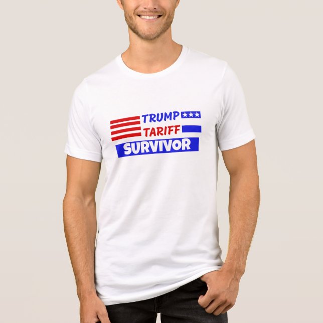 TRUMP TARIFF-ÖVERLEVOR T SHIRT (Framsida)