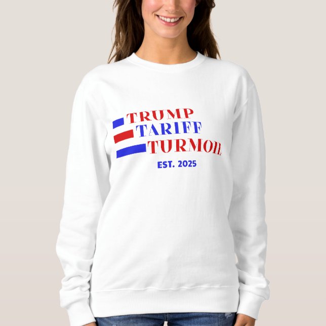 TRUMP TARIFF TURMOIL T SHIRT (Framsida)