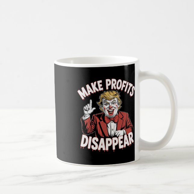 Trump Tariffs Recession Meme Make Profits Disappea Kaffemugg (Höger)
