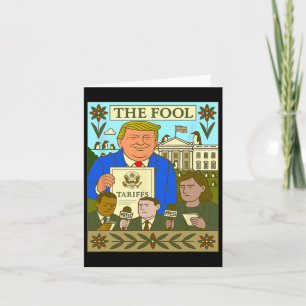 Trump Tarot Card som föreställer Pengui Kort