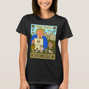 Trump Tarotkort Den dumskalle inför tull på pingvi T Shirt