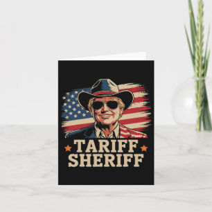 Trump Tarriffs Sheriff President Trump Tari Kort
