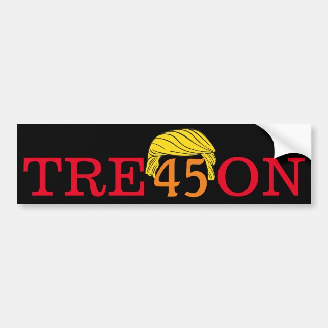 Trump Tason Bumper Sticker Bildekal (Framsidan)