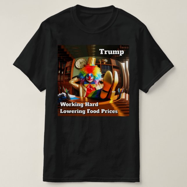Trump - Tecknad för dockning T Shirt (Design framsida)