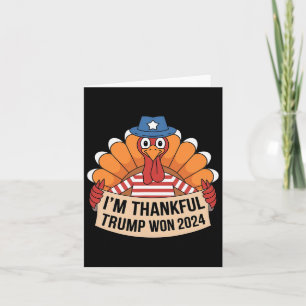 Trump Thanksgiving 2024 Shirt I'm Thankful Trump W Kort