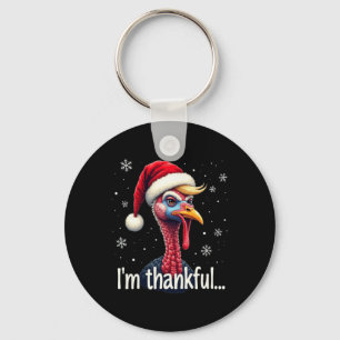 Trump Thanksgiving Christmasi'm Thankful Trump Won Nyckelring