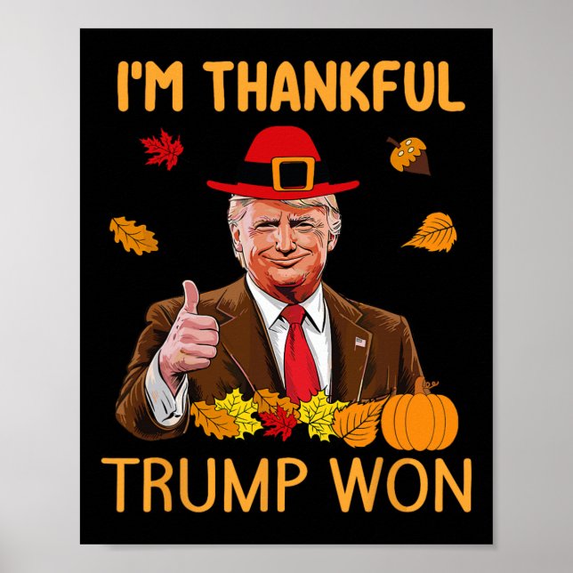 Trump Thanksgiving I är Tankfull Trump Won 4 Poster (Framsidan)