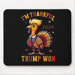 Trump Thanksgiving - Jag är tacksam Trump Won 2024 Musmatta