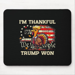 Trump Thanksgiving - Jag är tacksam Trump Won 2024 Musmatta