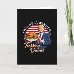 Trump Thanksgiving Skämt Rollig Trump Vinnare Vinn Kort