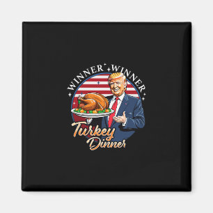 Trump Thanksgiving Skämt Rollig Trump Vinnare Vinn Magnet