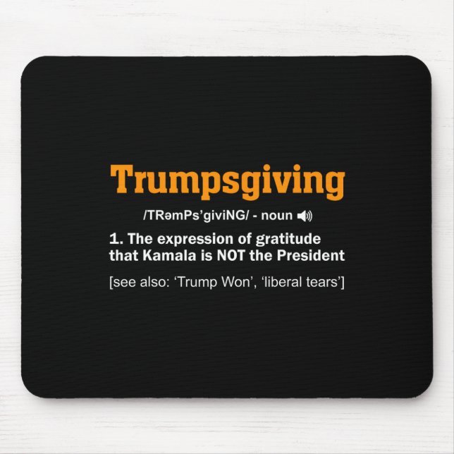 Trump Thanksgiving Winner Winner Funny Turkiska da Musmatta (Framsidan)