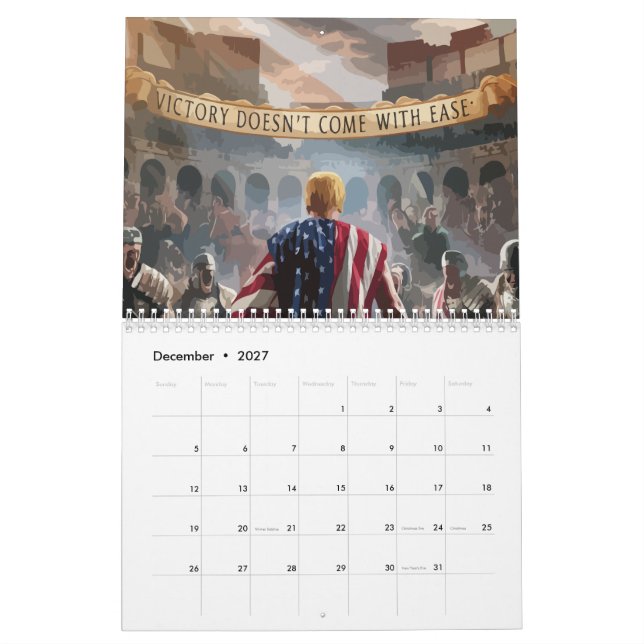 "Trump the Gladiator Calendar" Kalender (Dec 2027)
