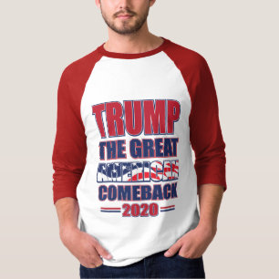 Trump the Underbar American Comeback Trump 2020 T Shirt