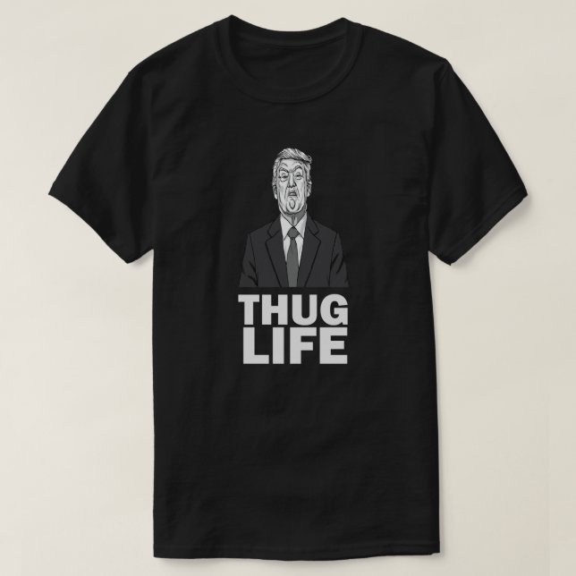 Trump Thug Life T-Shirt (Design framsida)