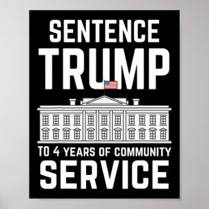 Trump till 4 års samhällstjänst 5 poster
