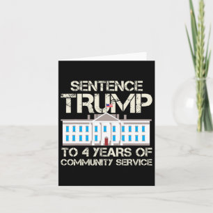 Trump till 4 års samhällstjänst kort