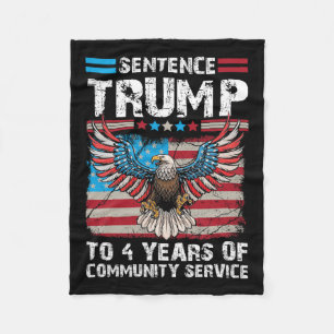 Trump till 4 års utveckling av gemenskapens tjänst fleecefilt