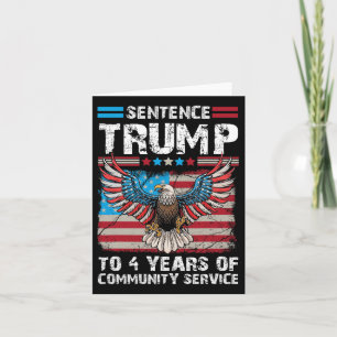 Trump till 4 års utveckling av gemenskapens tjänst kort