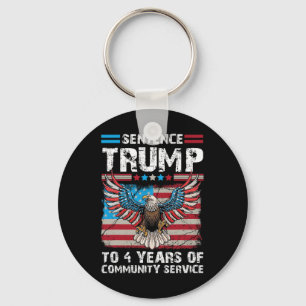 Trump till 4 års utveckling av gemenskapens tjänst nyckelring