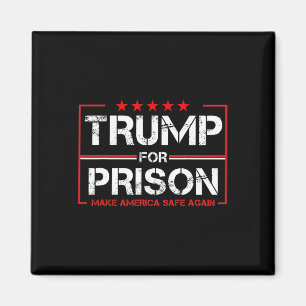 Trump till fängelse 2025 Rolig Trump _1 Magnet